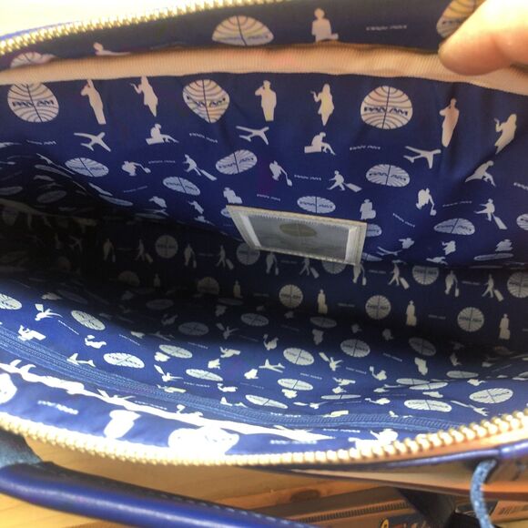 PAN AM Secret Agent Reloaded Bag Certified Vintage Style Blue Tags Luggage VTG - Picture 13 of 16